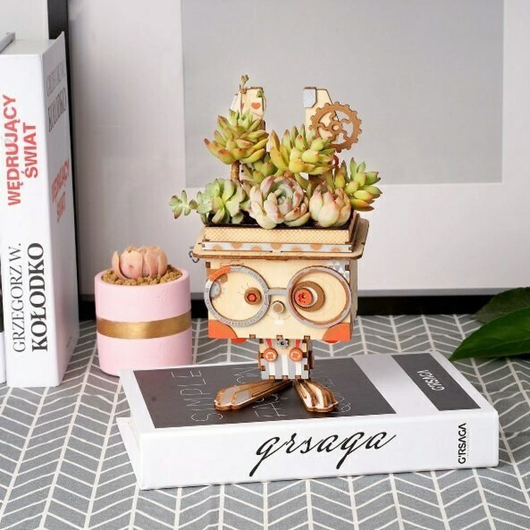 3D-пазл Цветочный горшок «Кролик», 66 элементов — картинка 7