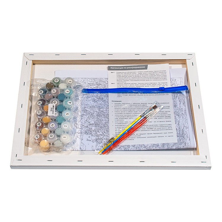 Картина по номерам «Очарование пионов» — картинка 3