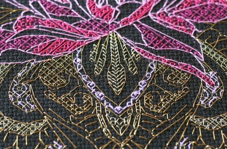 Набор для вышивки крестом «Пион» — картинка 3