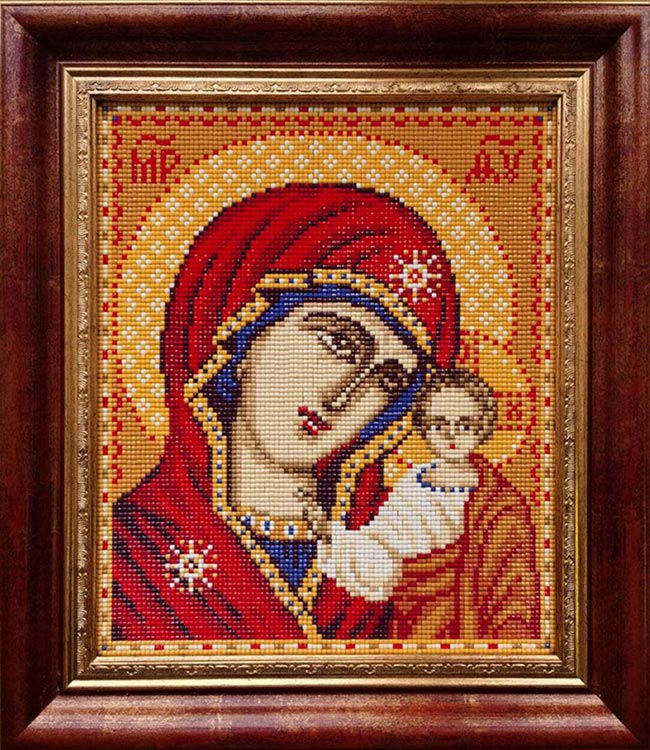 Алмазная вышивка «Богоматерь Казанская» — картинка 2