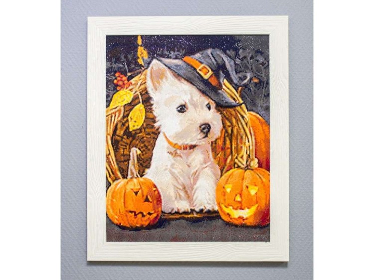 Алмазная вышивка «Карнавальный песик» — картинка 4