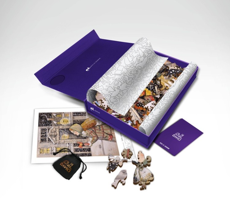 Деревянные пазлы DAVICI «Вкусный снег» — картинка 8