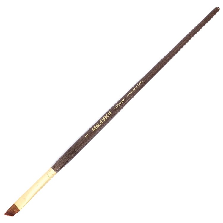 Кисть из синтетики Claude, скошенная № 8 — картинка 2