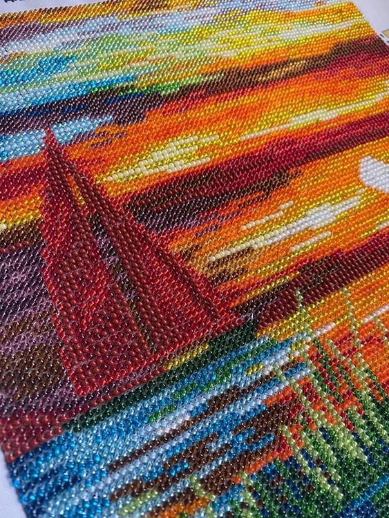 Рисунок на ткани «На закате» — картинка 3