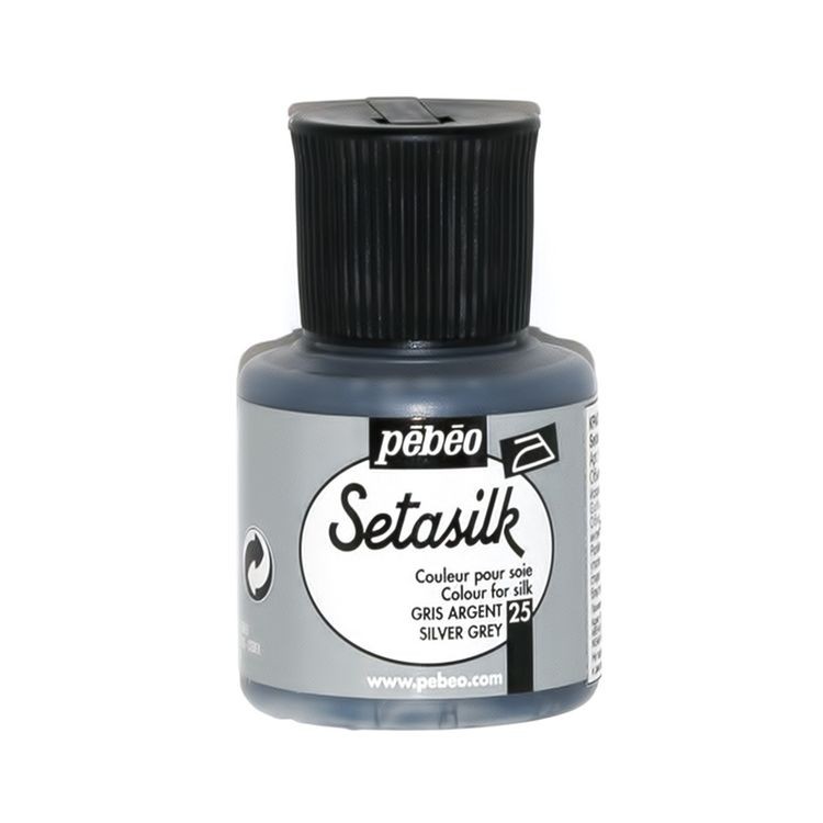 Краска по шелку Setasilk PEBEO, цвет: серебристо-серый, 45 мл
