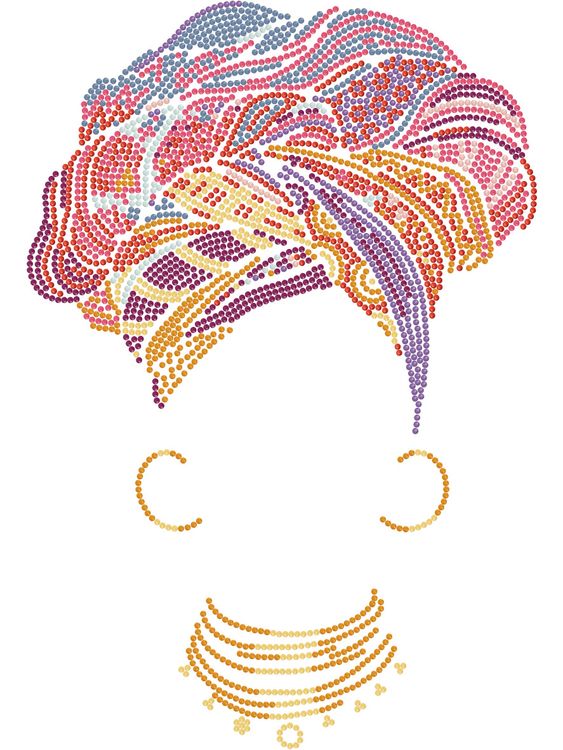 Алмазная вышивка «Африканская девушка» — картинка 2