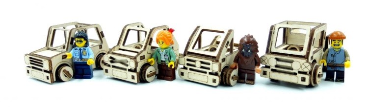 Конструктор из дерева «Грузовик», Playwood — картинка 3