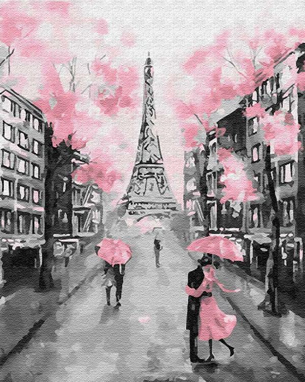 Картина по номерам «Гламурный Париж»