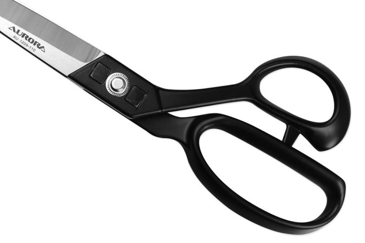 Ножницы профессиональные портновские, облегченные 28 см/4 мм /11&quot;, Aurora — картинка 3