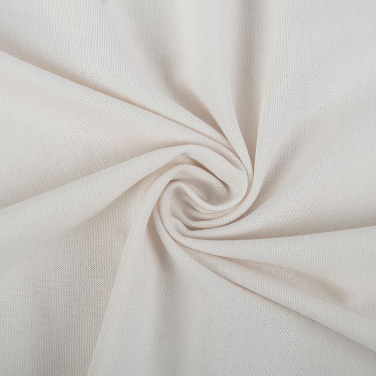 Трикотаж кукольный, 50x155 см, 225 г/м2, 100% хлопок, цвет: №01 слоновая кость, Peppy — картинка 2