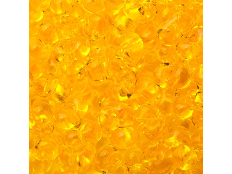 Бисер Чехия FARFALLE 321-90001 3,2х6,5 мм, 50 г, цвет: 80010 желтый