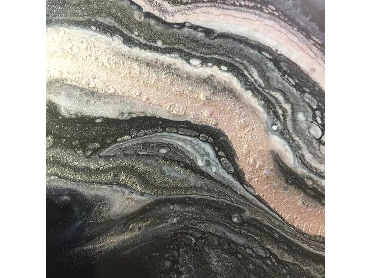 Пигмент минеральный темное серебро (Black Silver) 10 мл, CraftPigments — картинка 3