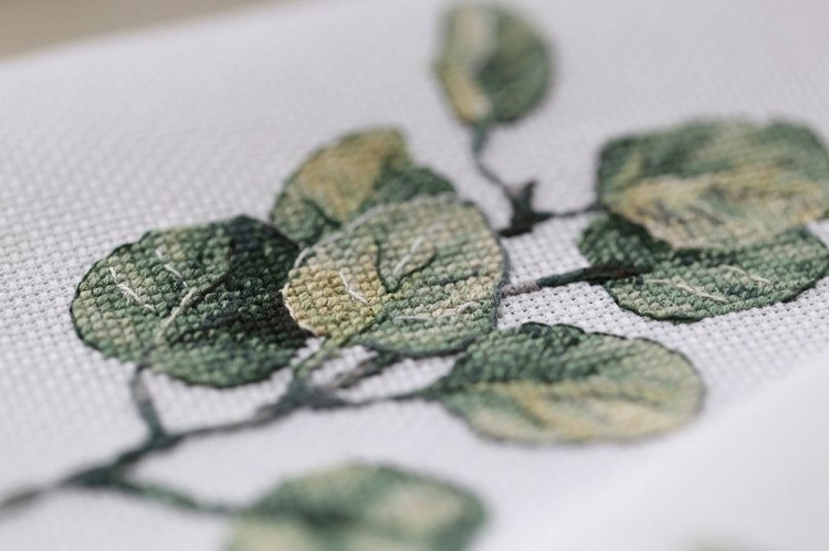 Набор для вышивания «Веточка эвкалипта» — картинка 3