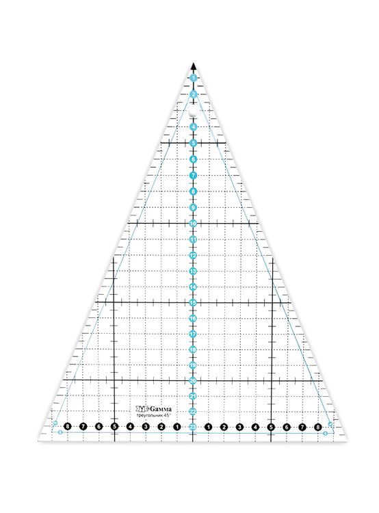Линейка для пэчворка, 20x24 см, Gamma — картинка 2