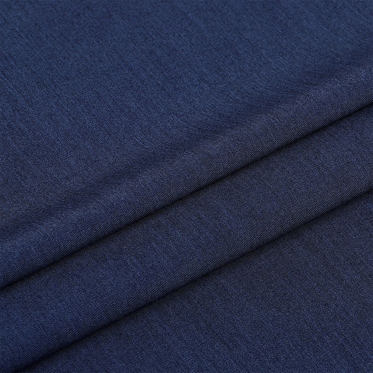 Ткань Костюмная Гальяно, 5 м, ширина 150 см, 200 г/м2, цвет: синий меланж, TBY — картинка 2