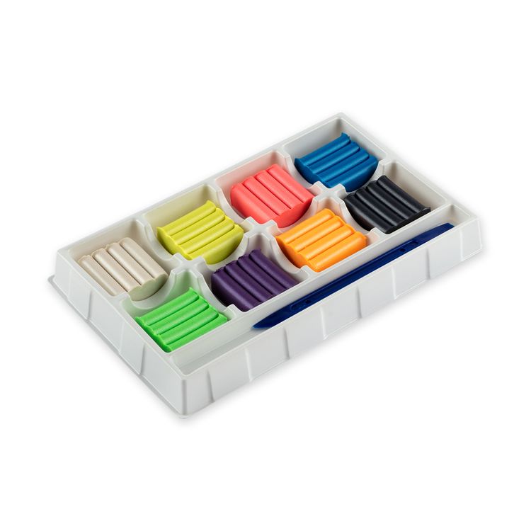 Пластилин восковой «Перламутровые цвета» 8 цв., Лео Играй — картинка 2