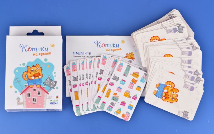 Настольная игра Selfie Media «Котики на крыше» — картинка 4