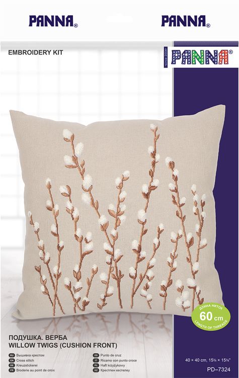 Набор для вышивания «Подушка. Верба» — картинка 6