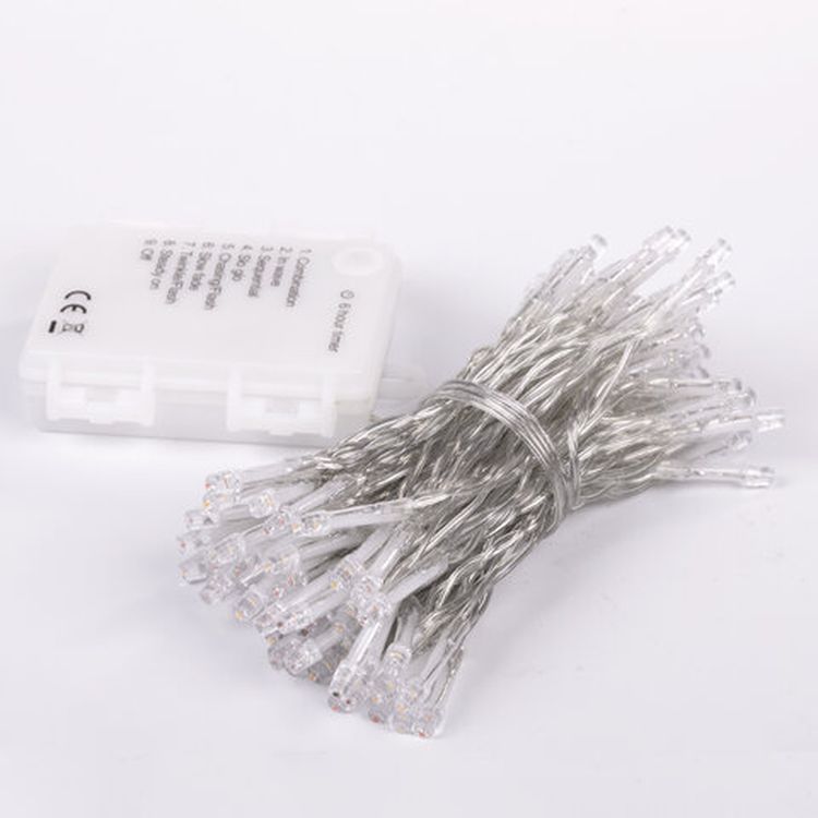 Электрогирлянда уличная «Нить», IP44, 100 LED, 8 м, многоцветная — картинка 2