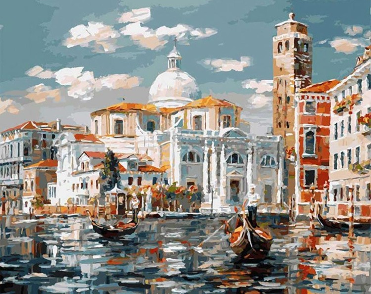 Картина по номерам «Венеция. Церковь Сан Джеремия»