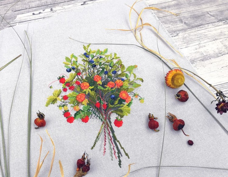 Набор для вышивания «Ягодный букет» — картинка 5