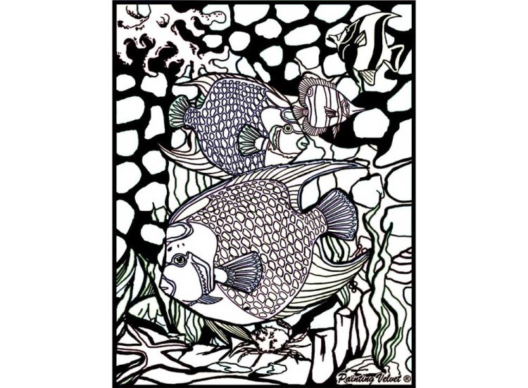 Папка-раскраска «Дельфины» + 10 маркеров — картинка 4