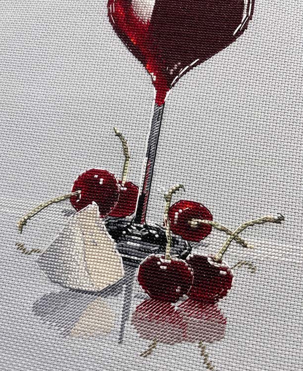 Набор для вышивания «Вишнёвый вечер» — картинка 3