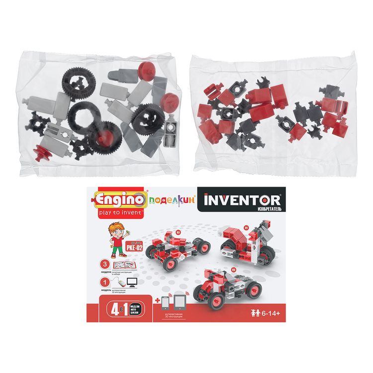 Пластиковый конструктор «Мотоциклы», Поделкин & Engino — картинка 3