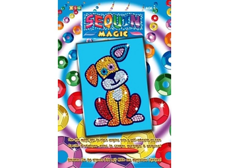 Мозаика из пайеток «Щенок» — картинка 2