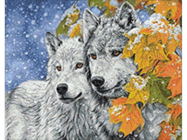 Алмазная вышивка «Кленовые листья» — картинка 2