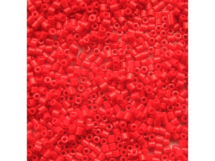 Бисер Чехия BUGLES 351-12001 1,6 мм 0,5&quot;, 50 г, цвет: 93170 красный