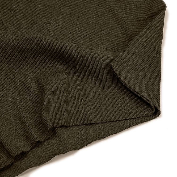 Кашкорсе трикотажное полотно, 3 м x 120 см, 300 г/м², цвет: хаки, TBY — картинка 4