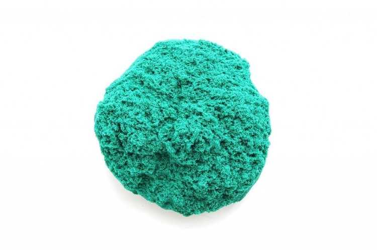 Песок Лепа с зелёным минеральным красителем 1 кг — картинка 2