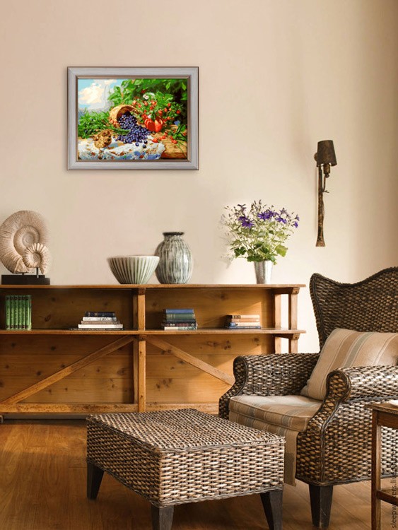 Картина по номерам «Черника» — картинка 8