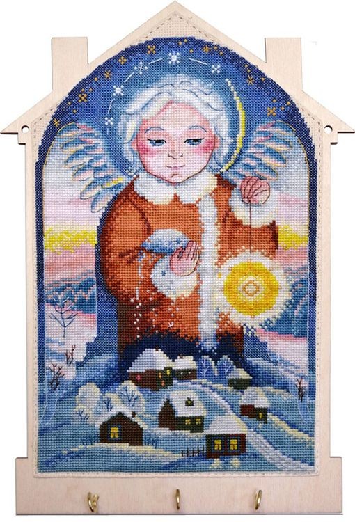 Набор для вышивания «Ключница. Снежный ангел»