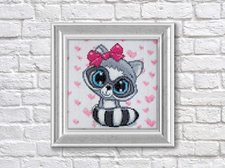 Алмазная вышивка «Любопытная Лора» — картинка 3