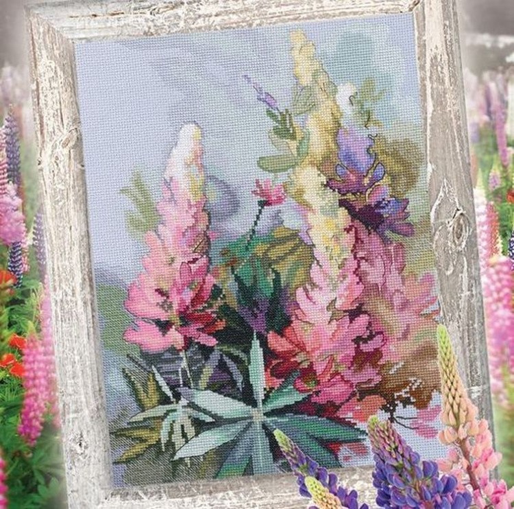 Набор для вышивания «Люпины» — картинка 2