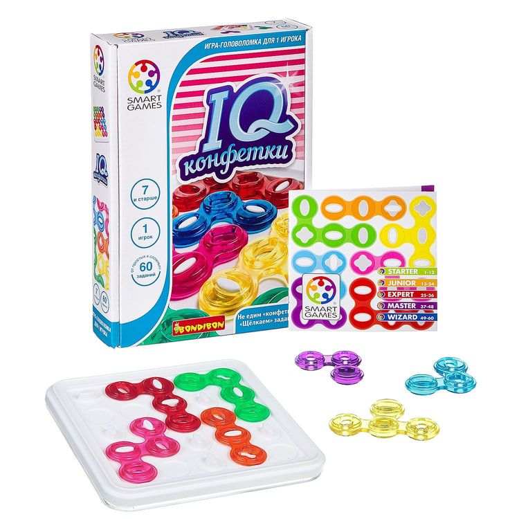 Логическая игра Bondibon SmartGames «IQ-Конфетки» — картинка 3