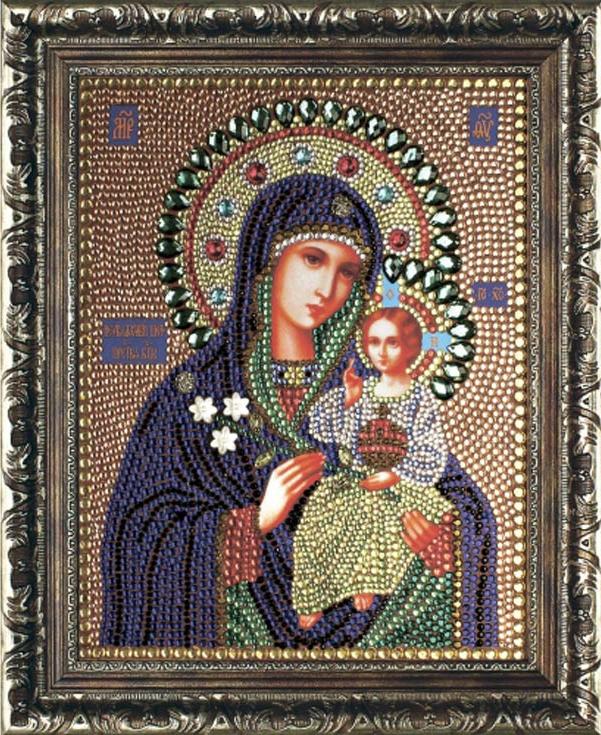 Термостразы «Икона Божией Матери «Неувядаемый Цвет» — картинка 2