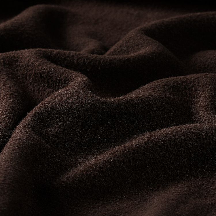 Ткань флис 2-х ст., 10 м x 150 см, 190 г/м², цвет: коричневый, TBY — картинка 3