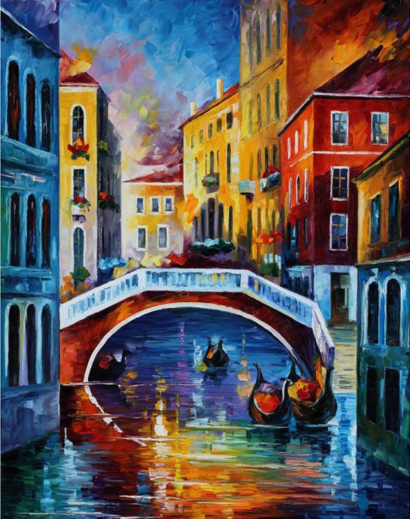 Алмазная вышивка «Венецианский мост»
