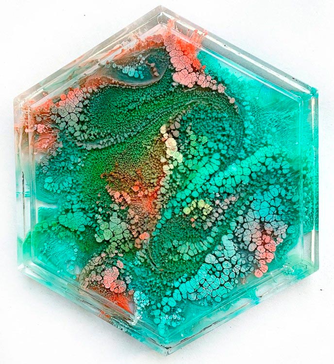 Большая силиконовая форма для Петри Шестигранник с бортиками, Resin Pro — картинка 4