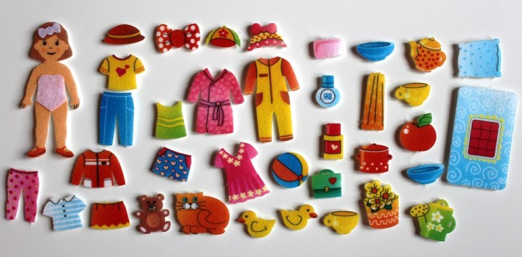 Развивающая игра из фетра «Сумка-игралка. Кукольный домик» — картинка 3