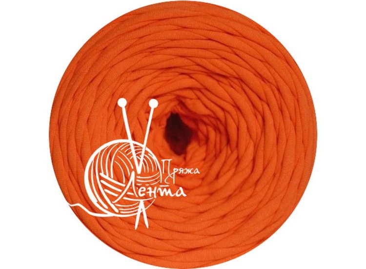 Пряжа Лента (оранжевый) 330-380 г — картинка 2