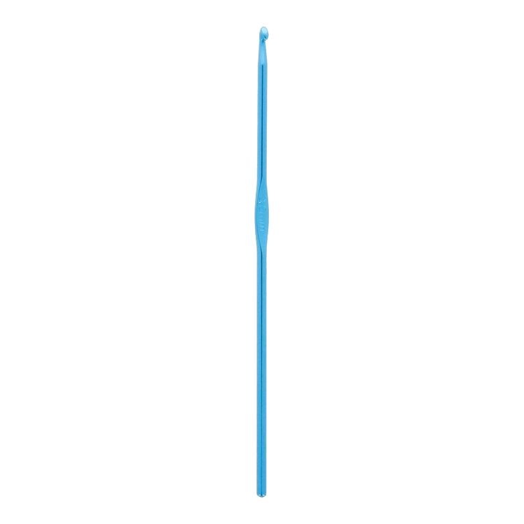 Крючок для вязания синий, металл, 3,5 мм, 15 см, Gamma