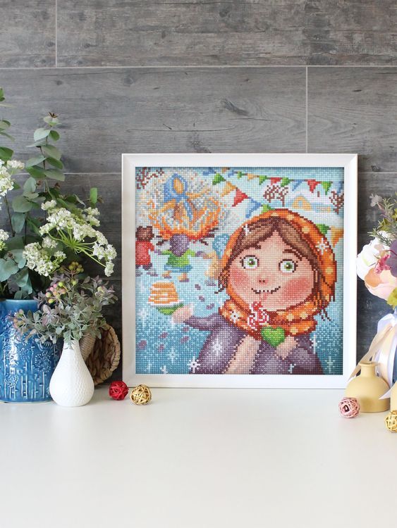 Алмазная вышивка «Веселая масленица» — картинка 4