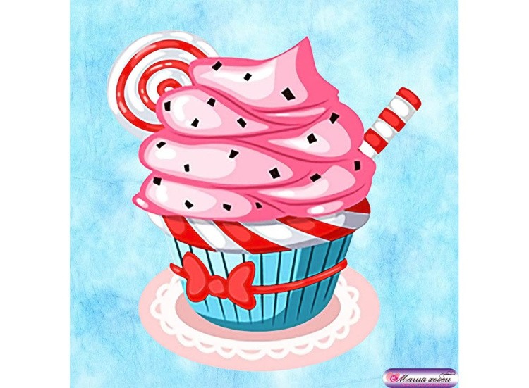Папертоль «Кекс с леденцом» — картинка 2