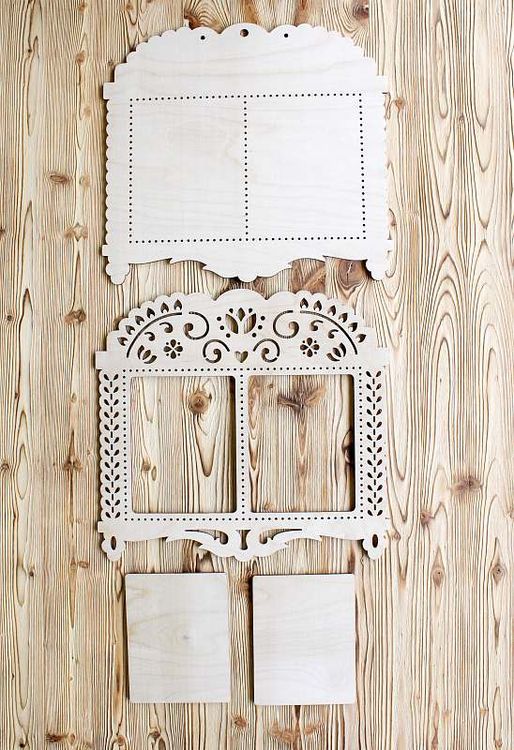 Рамка «Резьба», двойная, 10x13 см — картинка 2