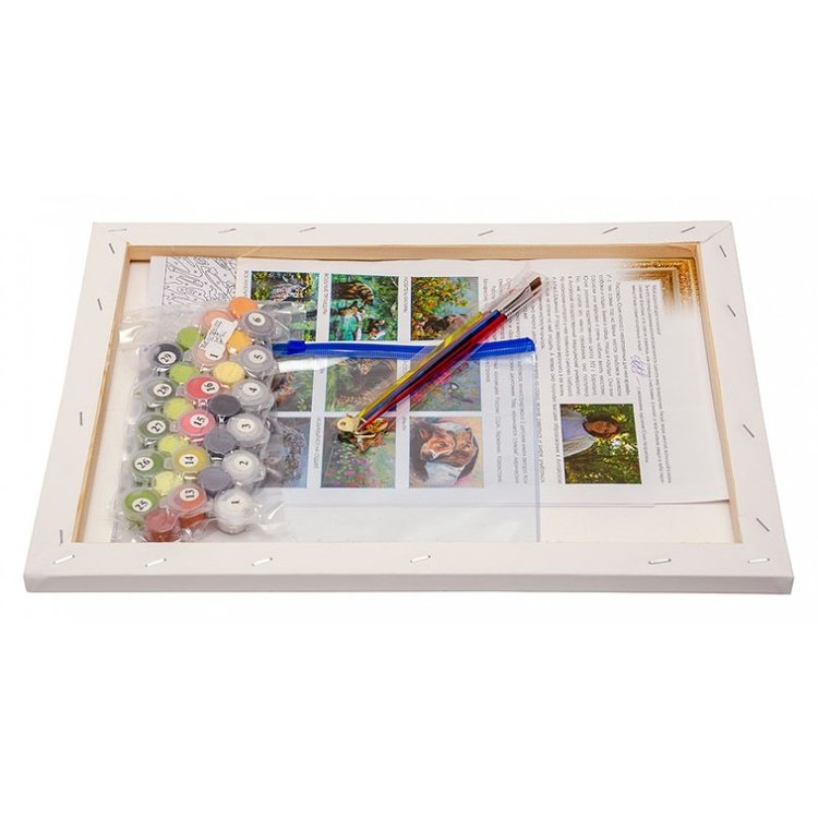 Картина по номерам «Кутерьма в пятнышках» — картинка 3