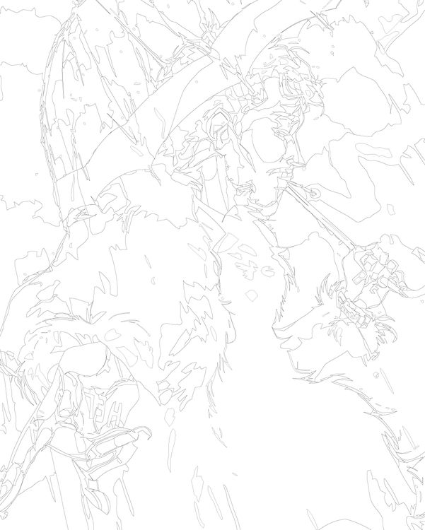 Картина по номерам «Академия Амбрелла: Клаус Харгривз - Роберт Шиэн 2» — картинка 3